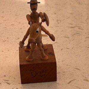 Vintage Drol wooden push toy.  Made in Spain